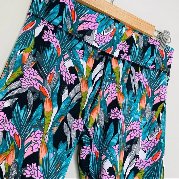 Revolve MINKPINK Move Tropical Floral Print Leggings Small - Picture 3 of 9
